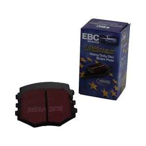 Plaquettes de frein EBC Ultimax pour MX5, avant : 1,6 l - 90 ch ABS / 1,8 l NA 131 ch / 1,6 l NB 110 ch / 1,8 l NB 140 ch