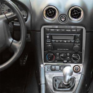 Console centrale MX5 en acier inoxydable (brossé) - Jass Performance