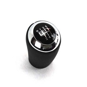 Levier de vitesses MX5 en cuir noir (6 vitesses)