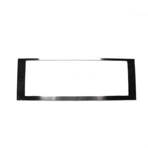 MX5 Plaque de recouvrement en acier inoxydable pour compartiment de rangement 1 1/2 DIN