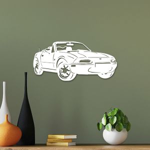 Décoration murale MX5 NA (48 × 21 cm) Blanche
