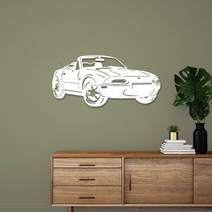 Décoration murale MX5 NA (89 × 40 cm) Blanche