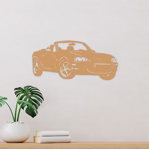 MX5 Décoration murale NB (48*21cm) Bois