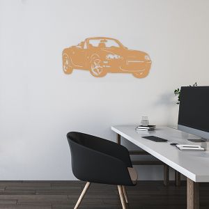 MX5 Décoration murale NB (70*31cm) Bois