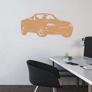 MX5 Décoration murale NB (89*40cm) Bois
