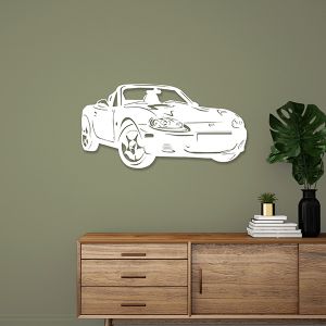 Décoration murale MX5 NBFL (89 × 40 cm) Blanche