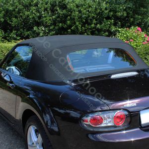 MX5 Softtop fabric with glass window black (Used)