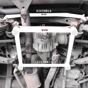 Mazda MX-5 NB NBFL 1.8 1998-2005 Ultra Racing 4-Point Rear Lower Bar rear lower bar chassis reinforcement