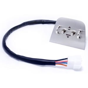 MX5 interrupteur de fenêtre en acier inoxydable classique (poli) - Jass Performance