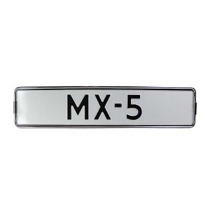 Support de plaque d'immatriculation MX5 chromé