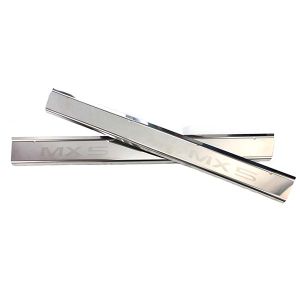 Plaques de seuil MX5 en acier inoxydable avec logo MX5-