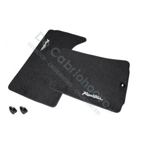 Tapis MX5 noir avec logo Roadster blanc