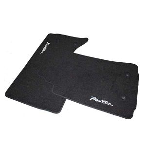 Tapis MX5 noir avec logo Roadster blanc