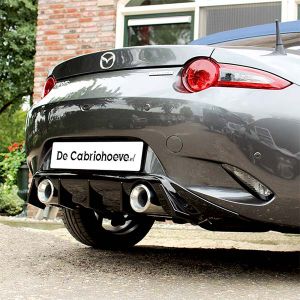 MX5 Sports Echappement ND avec Diffuseur noir brillant