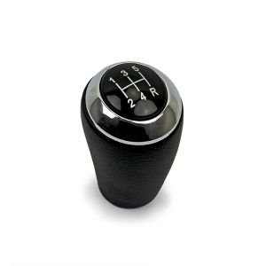 MX5 Gear stick cuir noir avec anneau chromé