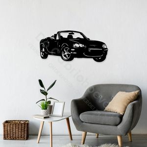 MX5 Décoration murale NB (70*31cm) Noir