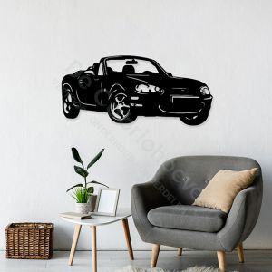 MX5 Décoration murale NB (89*40cm) Noir