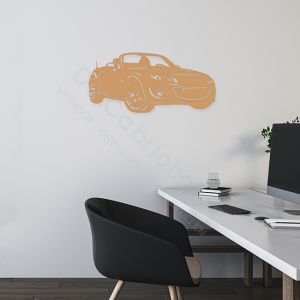 MX5 Décoration murale NCFL (70*31cm) Bois