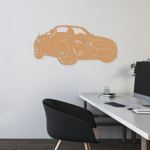 MX5 Décoration murale NCFL (89*40cm) Bois