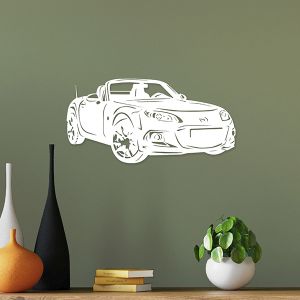 MX5 Décoration murale NCFLFL (48*21cm) Blanc