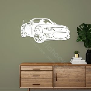 MX5 Décoration murale NCFLFL (89*40cm) Blanc